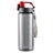 600 ml Feelsogood water bottle, red/grey 