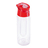 700 ml Frutello water bottle, red/colorless 