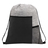 Kristof drawstring backpack, grey 