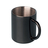 240 ml Stalwart stainless steel mug, black 