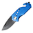 Intact foldable knife, blue 