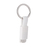 Hook Up USB keyring, white 