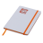 @ 130x210/80p plain notepad, orange/white 