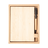 Lorca notepad set, brown 