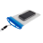 Waterproof mobile holder Crystal, colorless/blue 