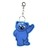 Beary safety keyring, blue 