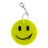 Happy reflective keyring, yellow 