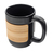 Soro ceramic mug, black 