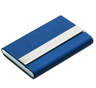 R01048 - Twillys business card holder, blue 