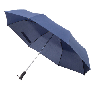 R07945 - Vernier foldable stormproof umbrella, dark blue 