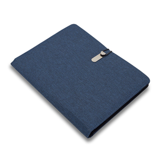 R08167 - Victoris organizer with notebook, dark blue 