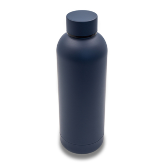 R08192 - 500 ml Mendoza insulated bottle, dark blue 