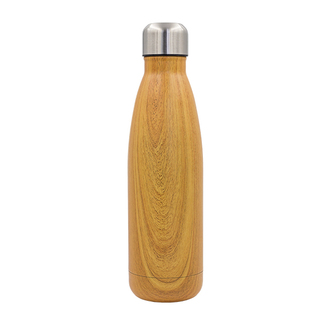 R08205 - 500ml Woody vacuum bottle, brown 