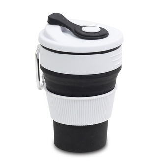 R08258 - Flexi Silicone mug 350 ml, black 