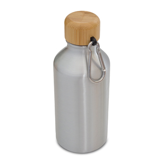 R08411 - Isla 400 ml aluminum bottle, silver 