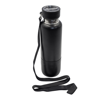 R08437 - Multina Multifunctional vacuum bottle 500 ml, black 