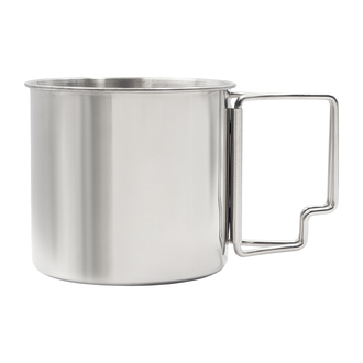 R08491 - 350 ml Pokhara tourist mug, silver 