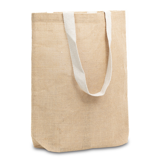 R08497 - Jeco jute shopping bag, beige 