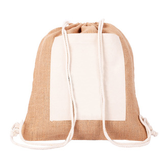 R08505 - Eco-Pure jute backpack, brown 