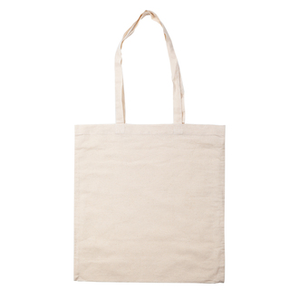 R08517 - 140 g/m2 cotton bag - long handles, beige 
