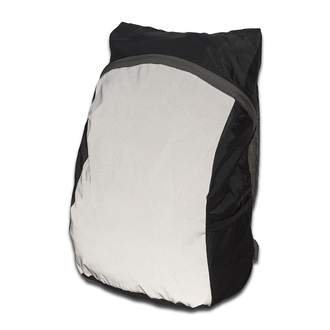 R08706 - Reflecto foldable reflective backpack, black 