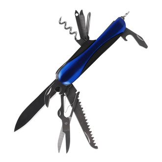 R17501 - Kassel 9-function pocket knife, blue 