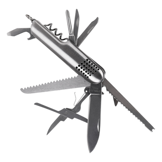 R17524 - Singen 13-function pocket knife, silver 