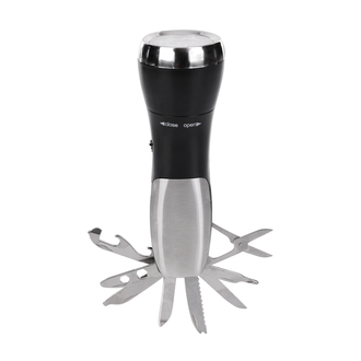 R17543 - Bold multitool with torch, silver 