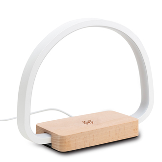 R50163 - Harbour wireless charger with lamp, beige 