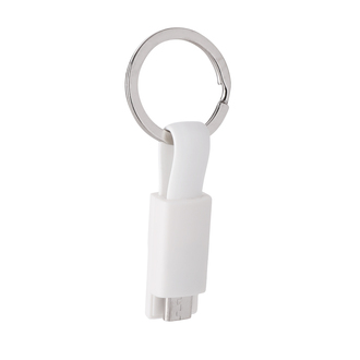 R50176 - Hook Up USB keyring, white 