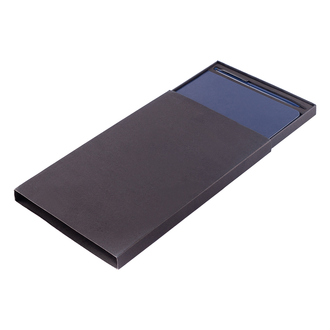 R64214 - Abrantes notepad & pen set, dark blue 