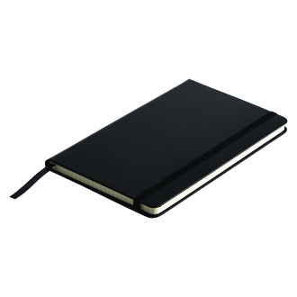R64227 - Asturias 130x210/80p squared notepad, black 