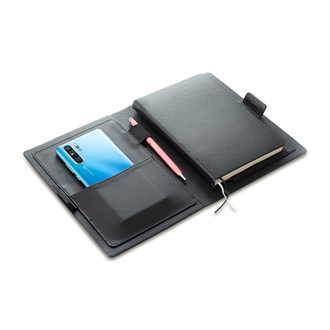 R64254 - Sannat organizer with notebook, black 