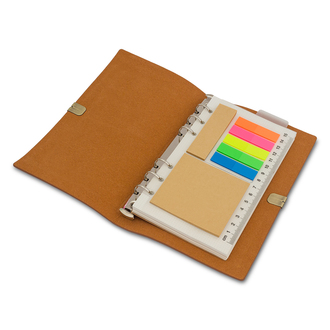 R64262 - Forli retro style Notepad, brown 