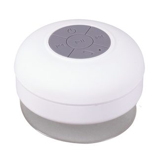 R64376 - Watertight speaker with suction cup, white 