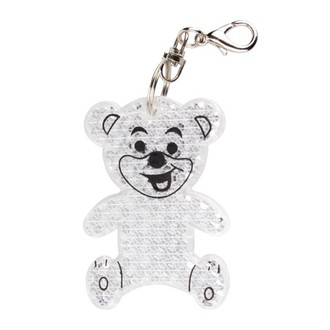 R73235 - Teddy safety keyring, colorless 