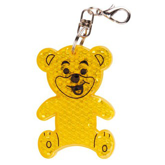 R73235 - Teddy safety keyring, yellow 