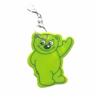 R73245.P - Beary safety keyring, yellow 