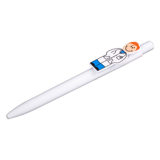 R73435 - Medic ballpen, white 