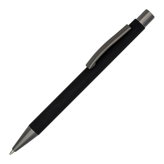 R73444 - Eken aluminum ballpen, black 