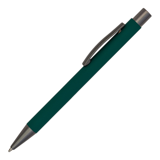 R73444 - Eken aluminum ballpen, dark green 