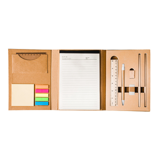 R73658 - Sustain office set with notepad, beige 