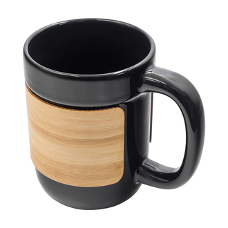 R85303 - Soro ceramic mug, black 