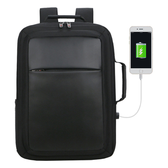 R91842 - City Cyber backpack/briefcase with RFID protection, black 