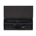 R02326.02 - Couple pen and keychain gift set, black 