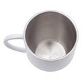 R08199.06 - 350 ml Alis Steel mug with sublimation coating, white 