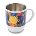 R08199.06 - 350 ml Alis Steel mug with sublimation coating, white 