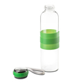 R08262.05 - 550ml Marane glass water bottle, green 