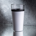 R08431.06 - Alpena glass mug 400 ml, white 
