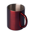 R08490.08 - 240 ml Stalwart stainless steel mug, red 
